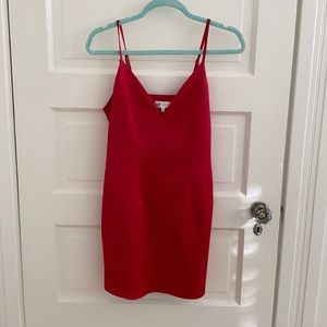 By The Way red silk dress